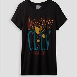 NWT Torrid WuTang Clan Crew Neck Tee Black 4XL